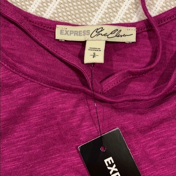 NWT Express Fuschia Strappy Swingy Tank - Picture 4 of 8